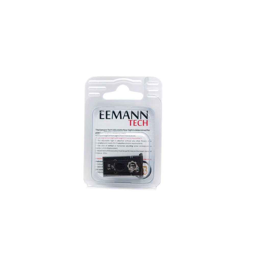 Eemann Tech Adjustable Rear Sight for CZ SP-01 SHADOW, CZ SHADOW 2 image 4