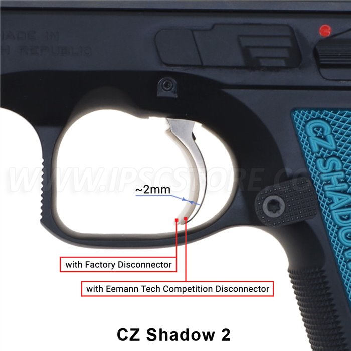 Eemann Tech Brass Competition Disconnector for CZ SHADOW image 6