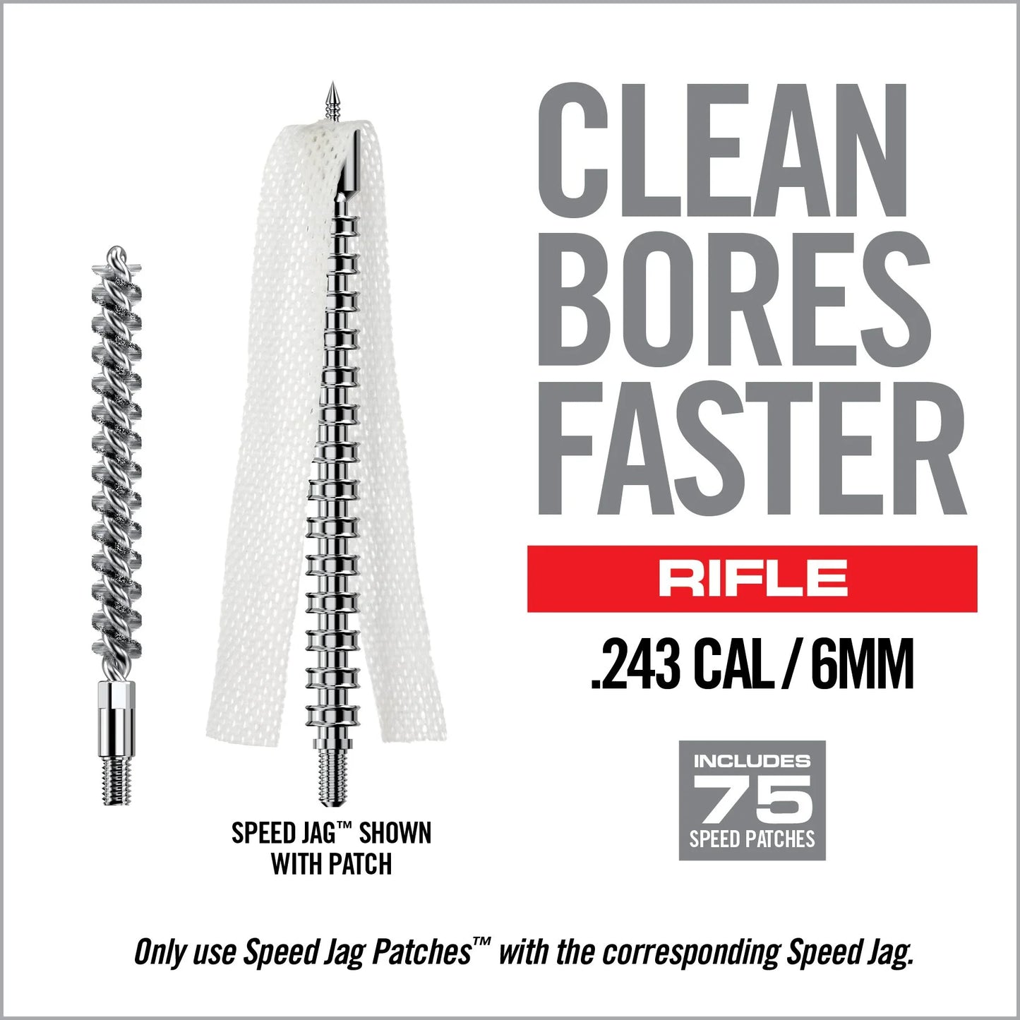 Real Avid Bore-Max Speed Clean Set - .243CAL/6MM image