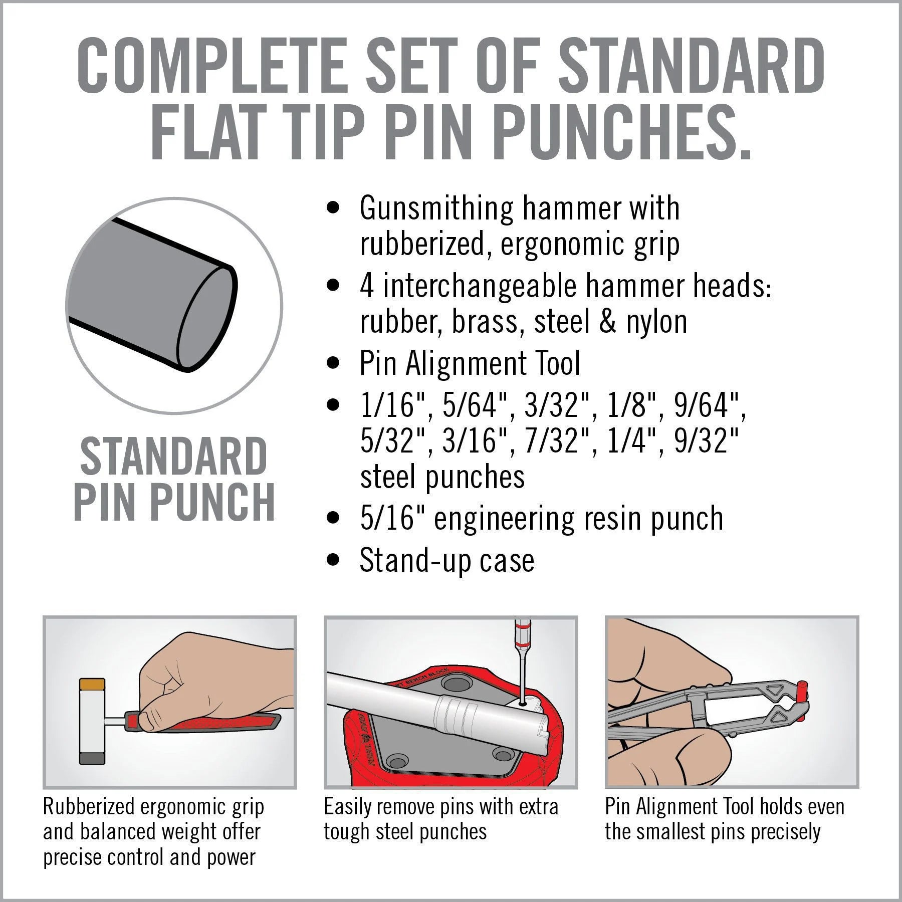 Real Avid Accu-Punch Hammer and Punches image 1