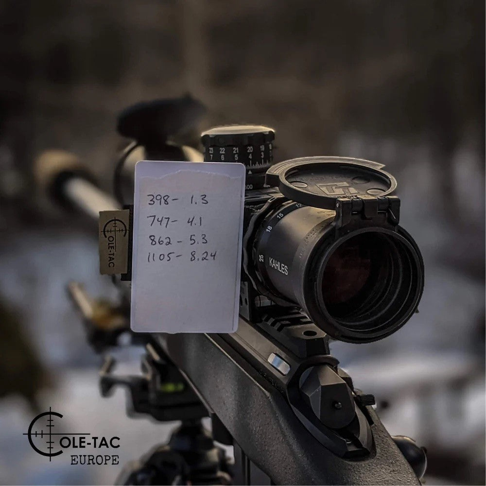 Cole-Tac Cheat Sheet image 1