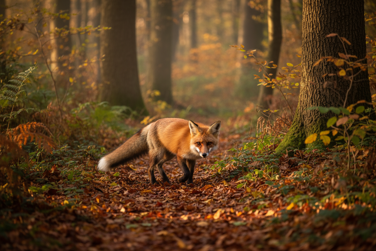 fox hunting forest